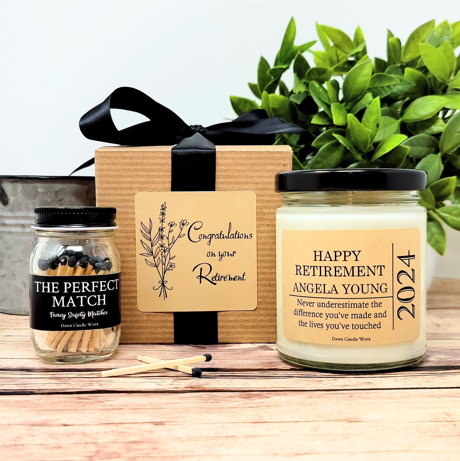 Personalized Retirement Gift Dawn Candle Worx personalized-retirement-gift-dawn-candle-worx