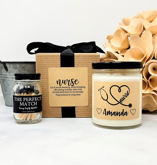 Nurse Candle - Personalized With Name