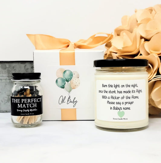 Baby Prayer - Green Neutral Baby Shower - Oh Baby