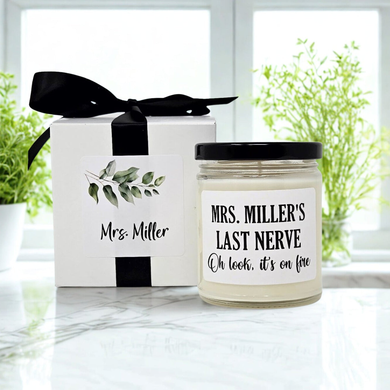 Teacher's Last Nerve - Personalized Candle