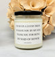 Maid of Honor Thank You Candle