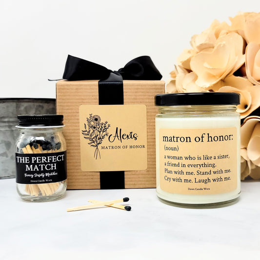 Matron of Honor Definition Candle