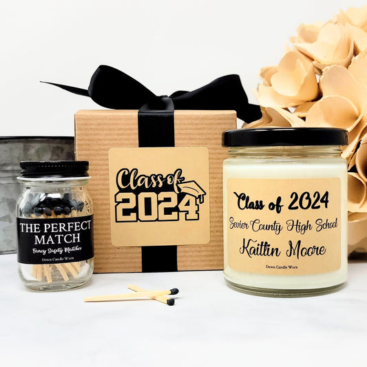 Personalized Graduation Candle - Class of 2024