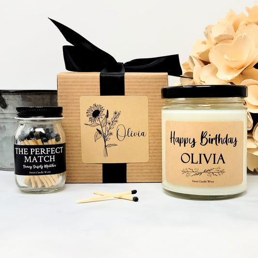 Happy Birthday Candle - Personalized With Name