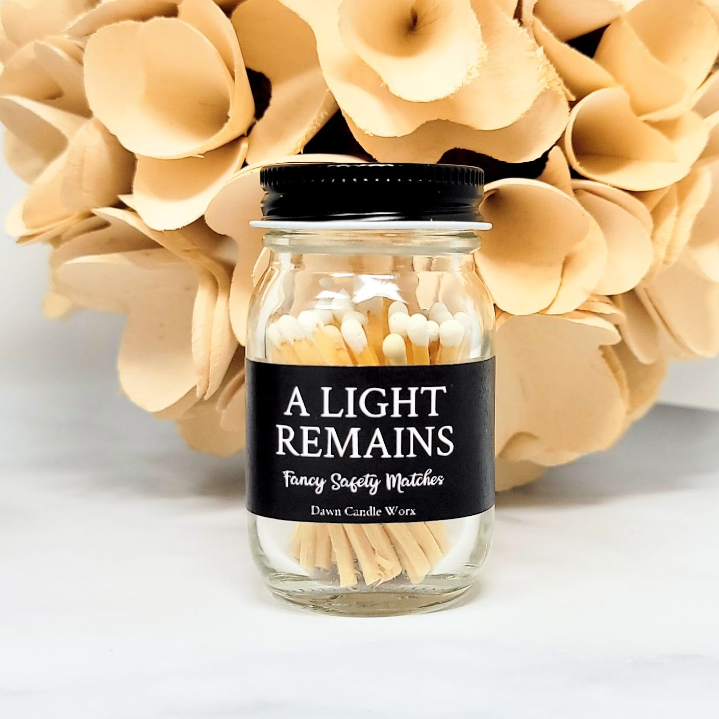 Personalized Sympathy Candle - A Light Remains