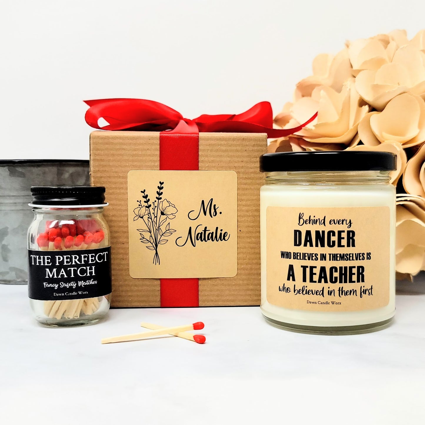 Dance Teacher Gift Candle