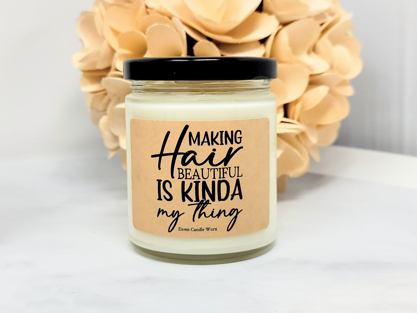 Hairdresser - Hair Stylist Candle