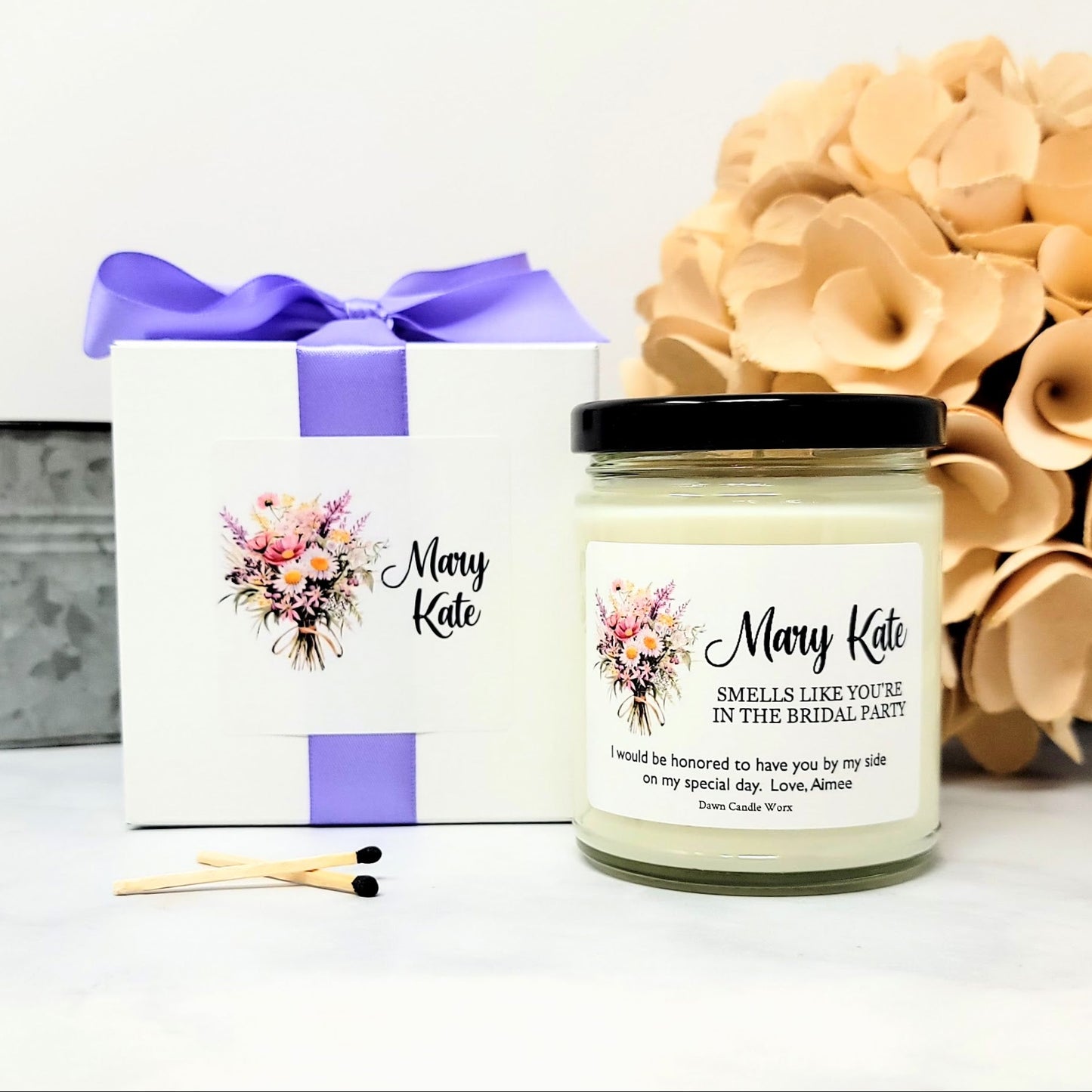 Smells Like You're in the Bridal Party - Purple Ribbon