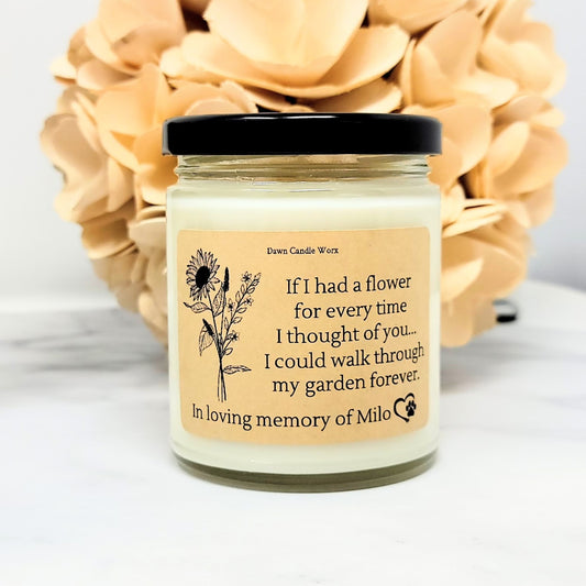 Pet Sympathy Candle