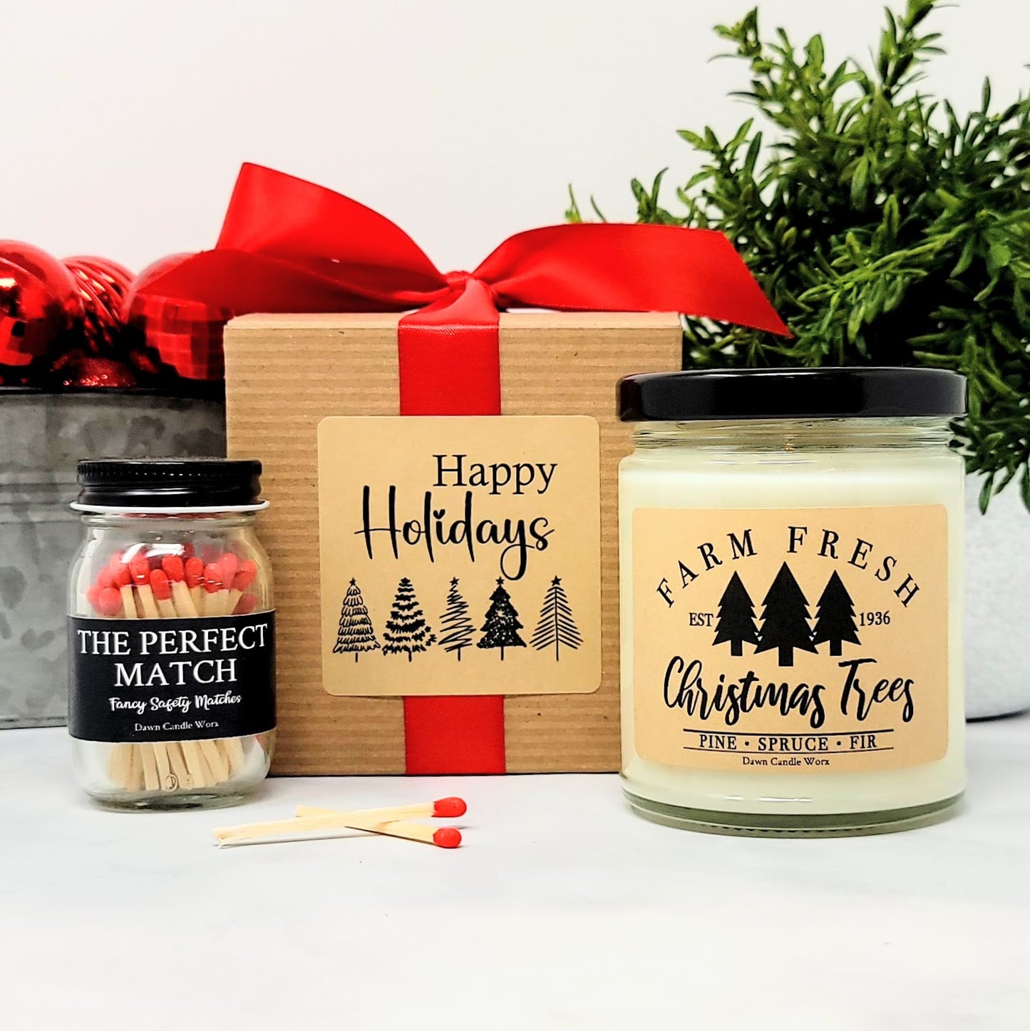 Farm Fresh Christmas Trees Candle