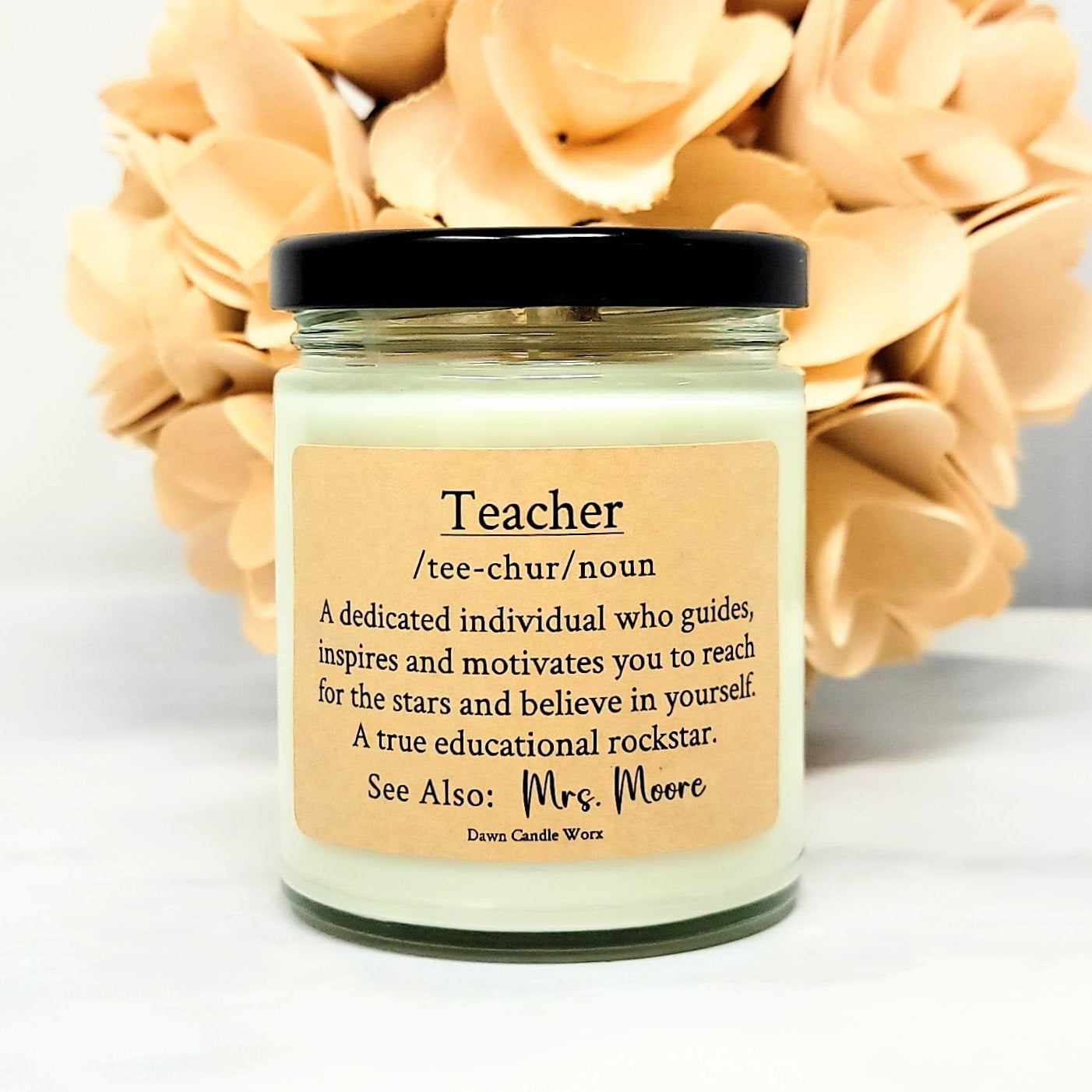 Teacher Definition Candle