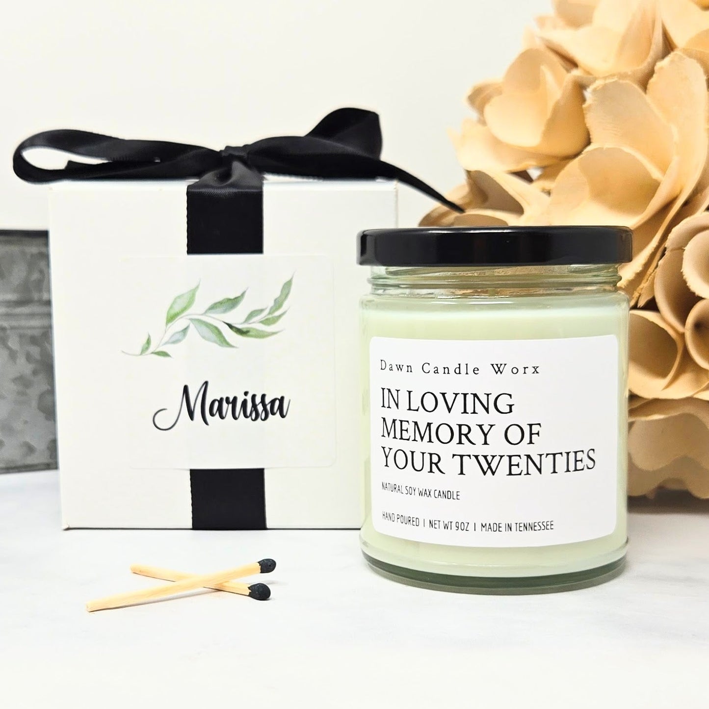 In Loving Memory of Your Twenties - Birthday Candle
