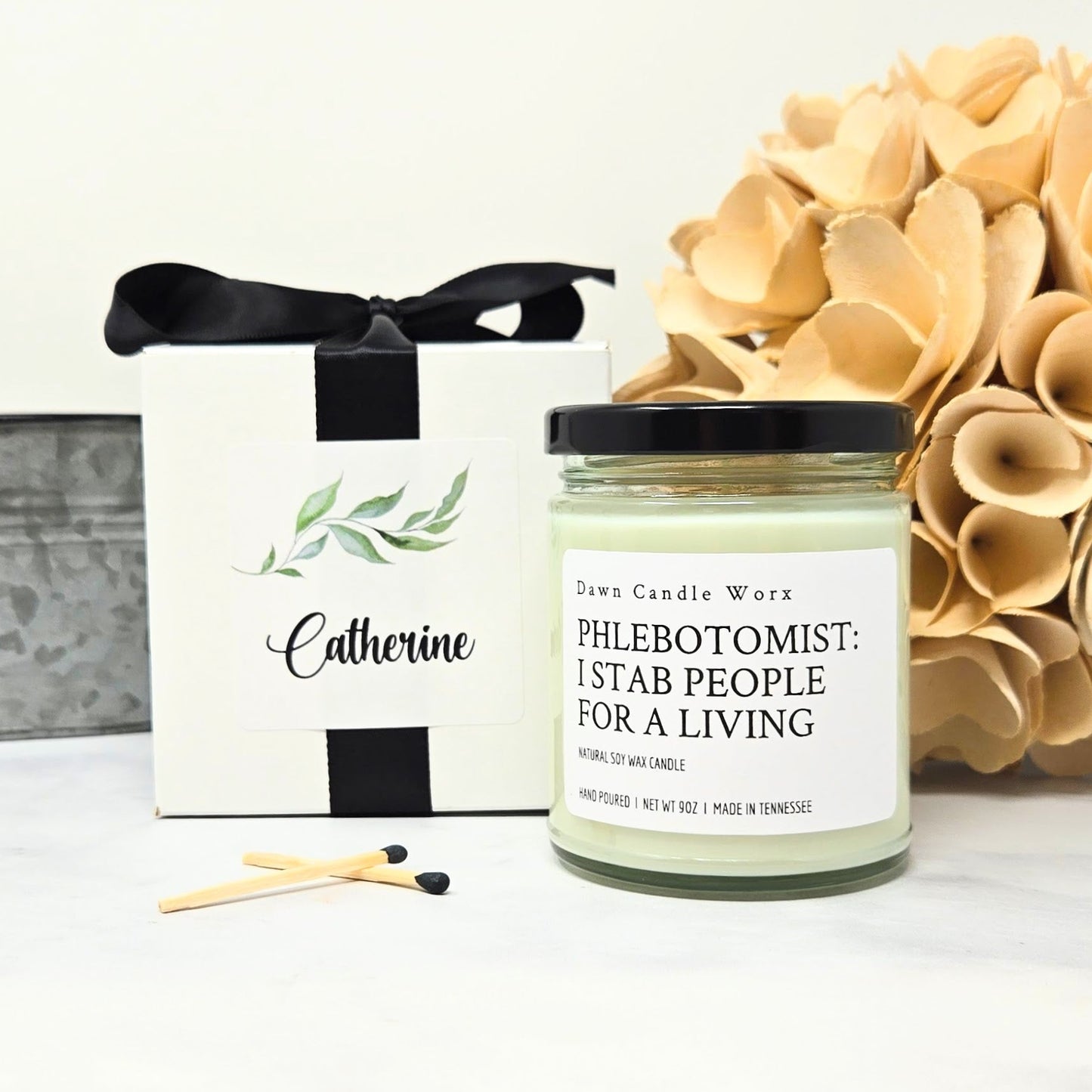 Phlebotomist Gift Candle