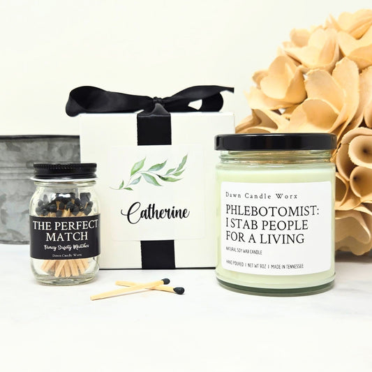 Phlebotomist Gift Candle