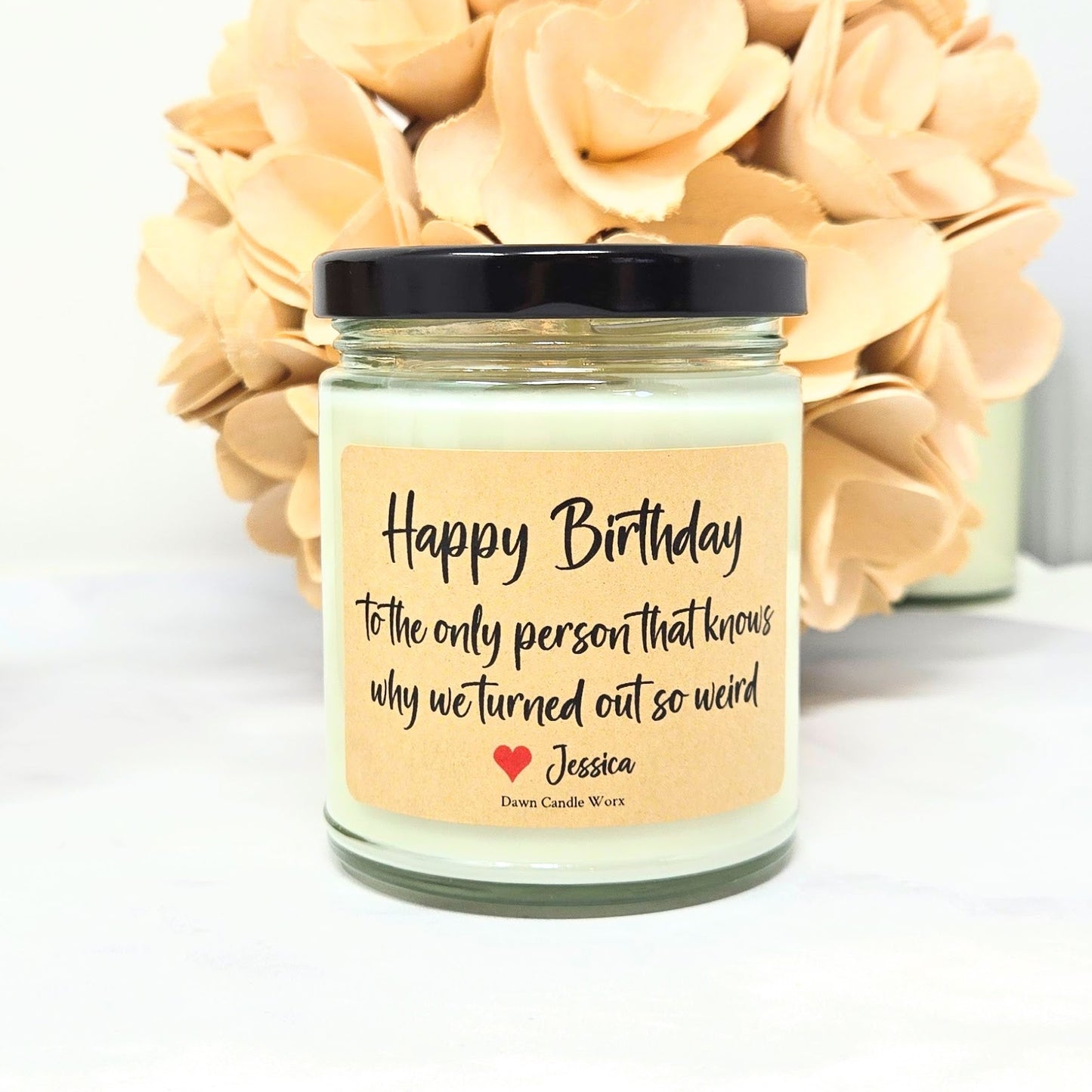 Birthday Gift Candle for Sibling
