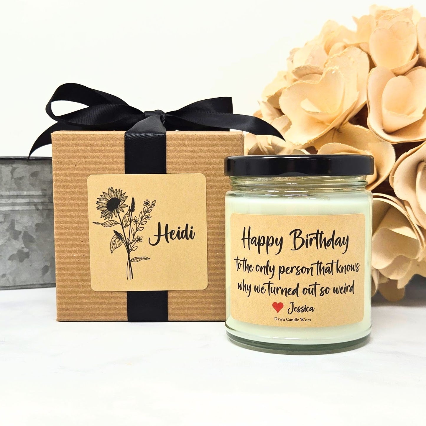 Birthday Gift Candle for Sibling