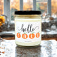 Hello Fall Pumpkin Candle