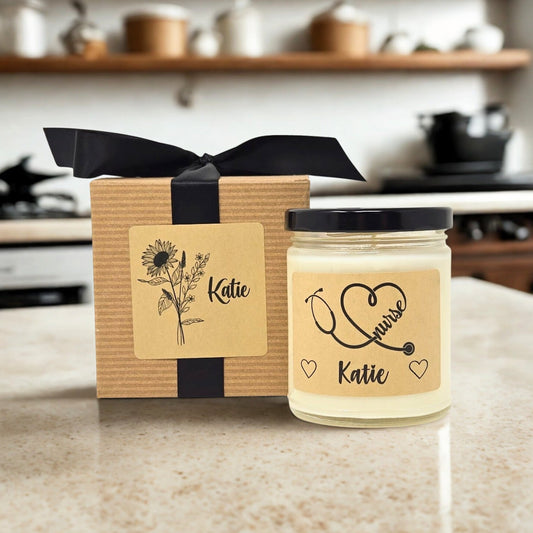 Nurse Candle - Personalized With Name