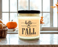 Hello Fall Candle