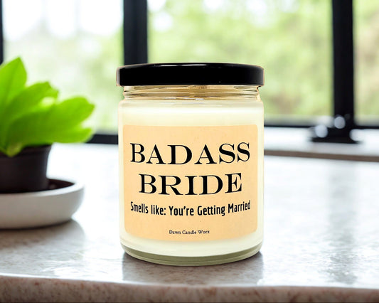 Badass Bride Candle