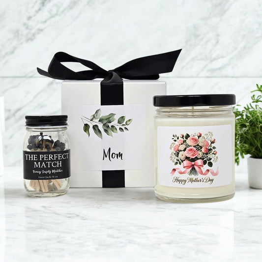 Mother's Day Candle - Pink Roses