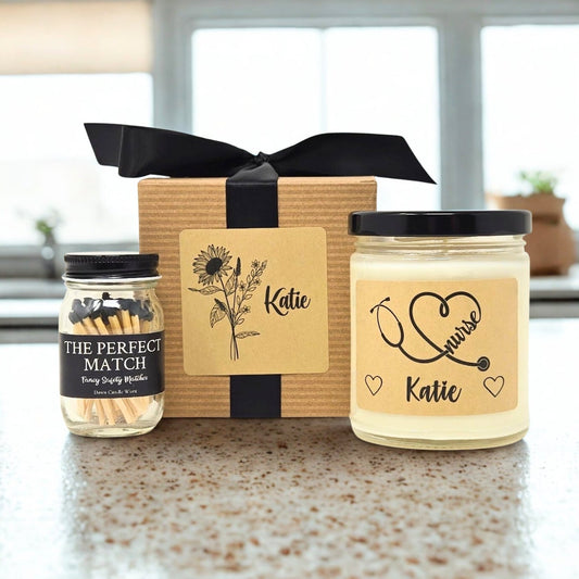 Nurse Candle - Personalized With Name