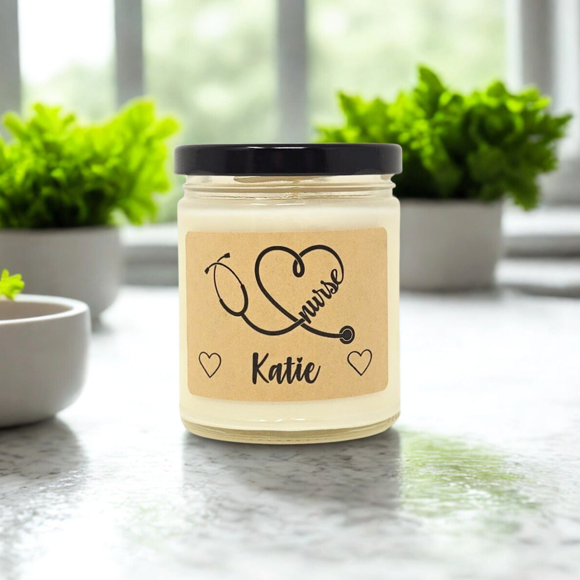 Nurse Candle - Personalized With Name