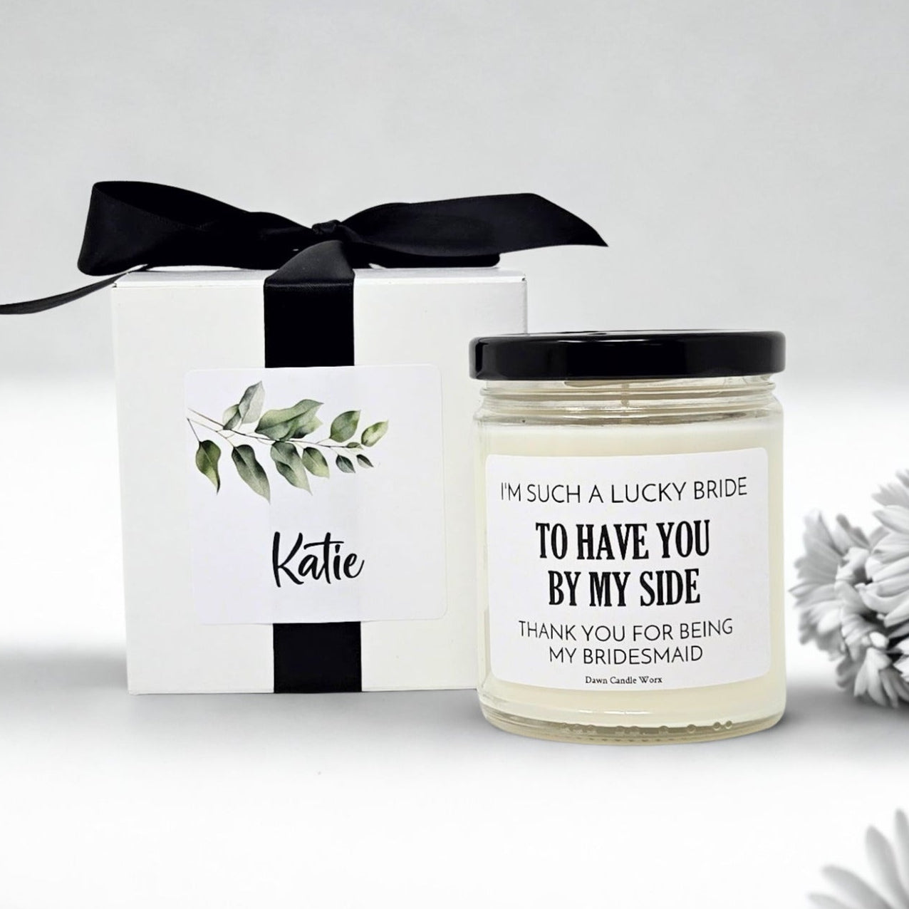 Thank You For Being My Bridesmaid Candle