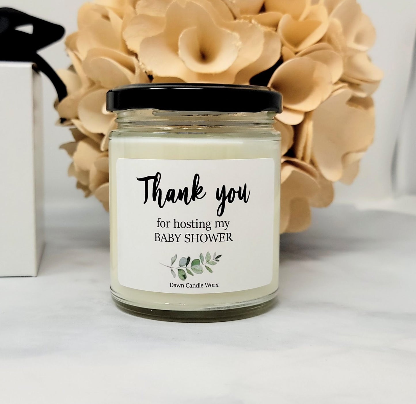 Baby Shower Hosting Candle