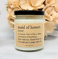 Maid Of Honor Definition Candle