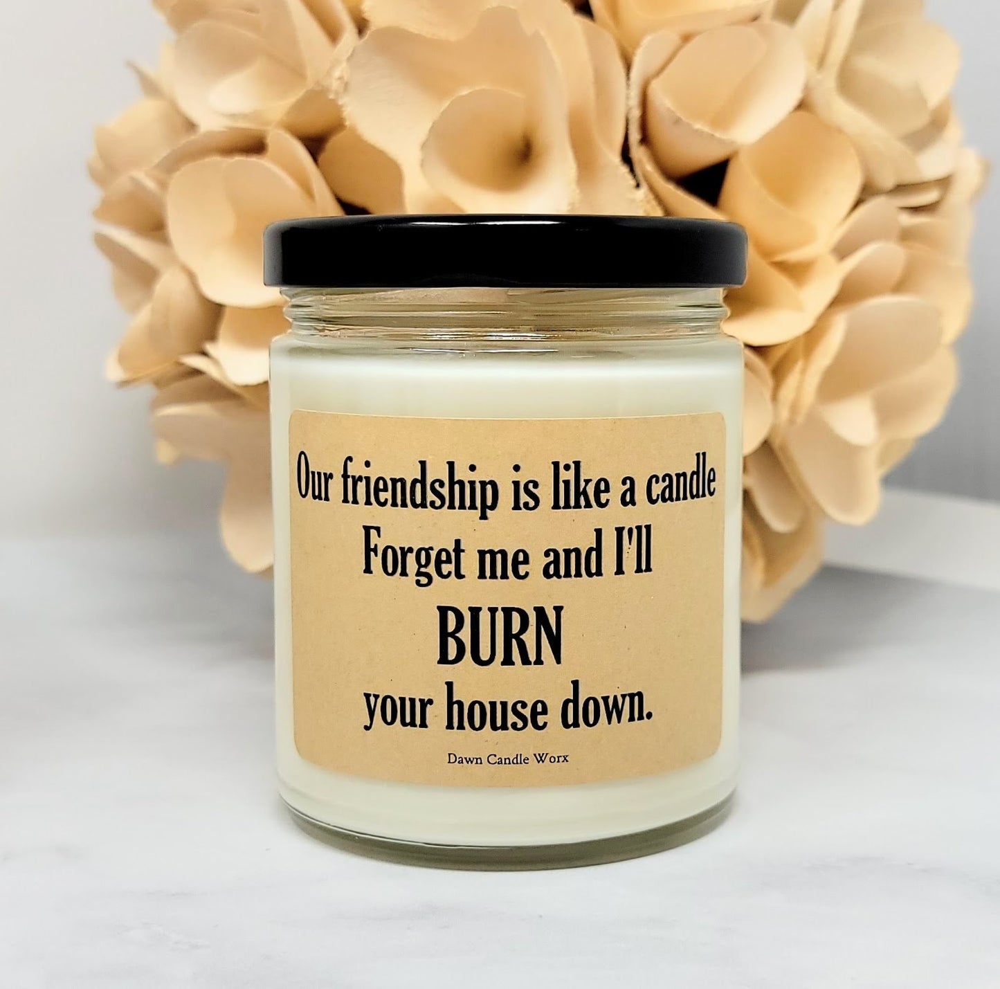 Funny Candle For Friend - Burn Your House Down