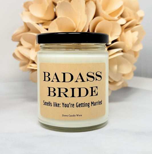 Badass Bride Candle