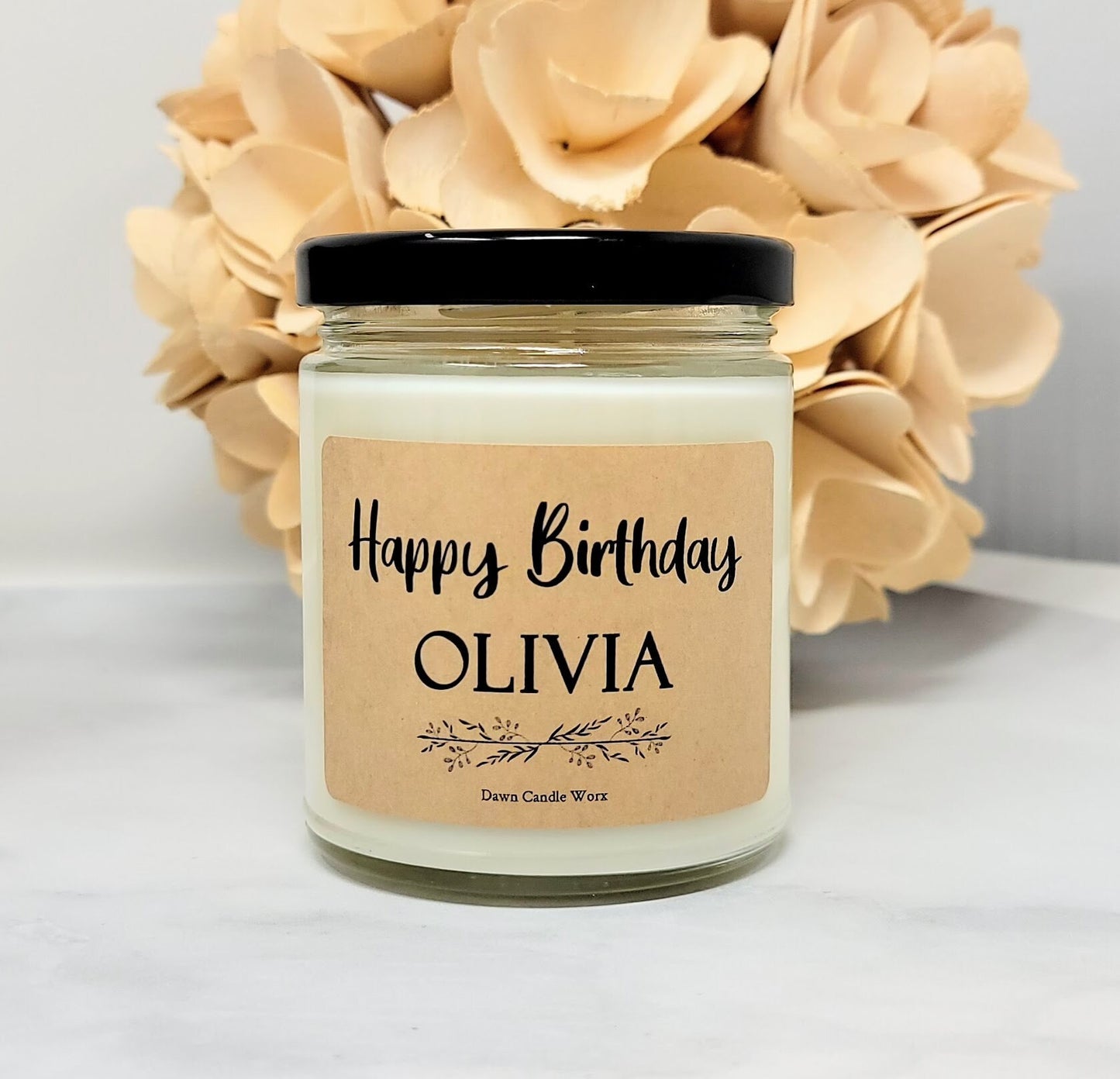 Happy Birthday Candle - Personalized With Name