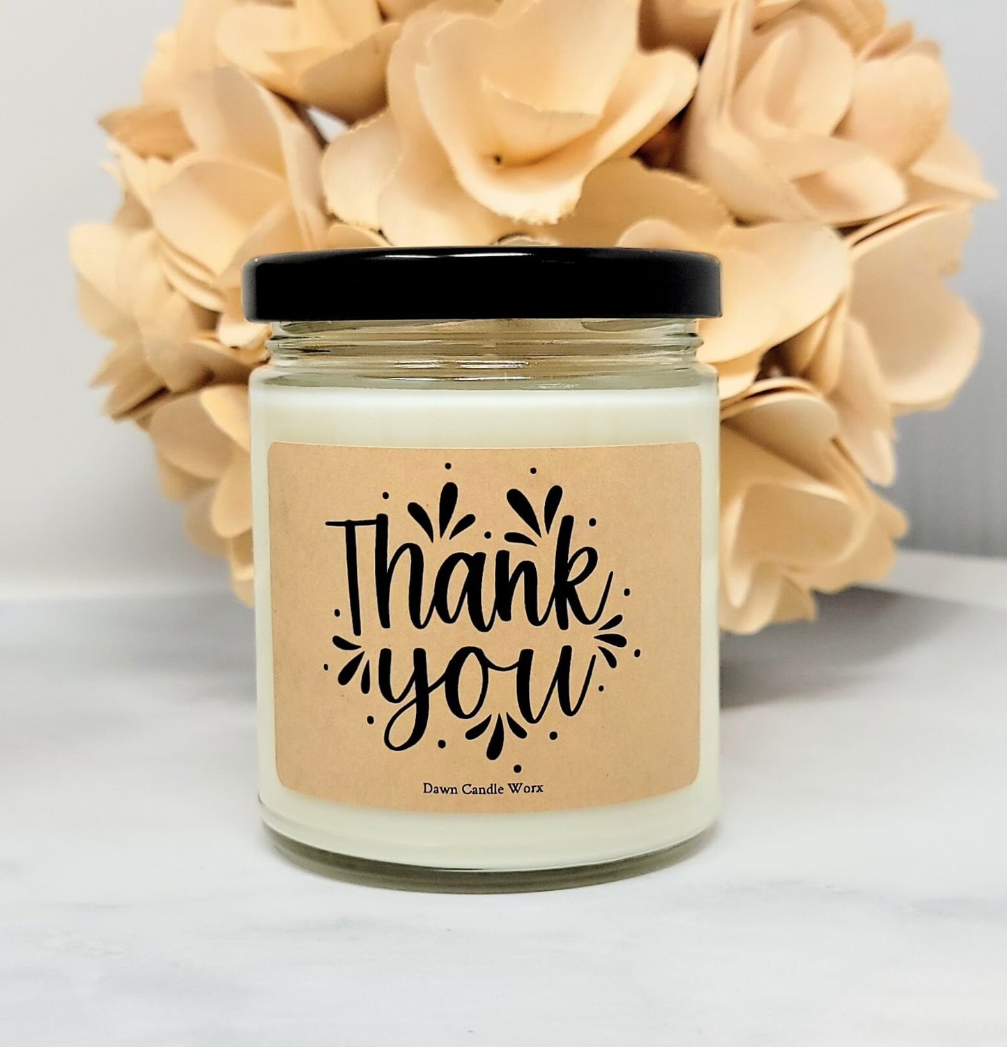 Thank You Gift Candle