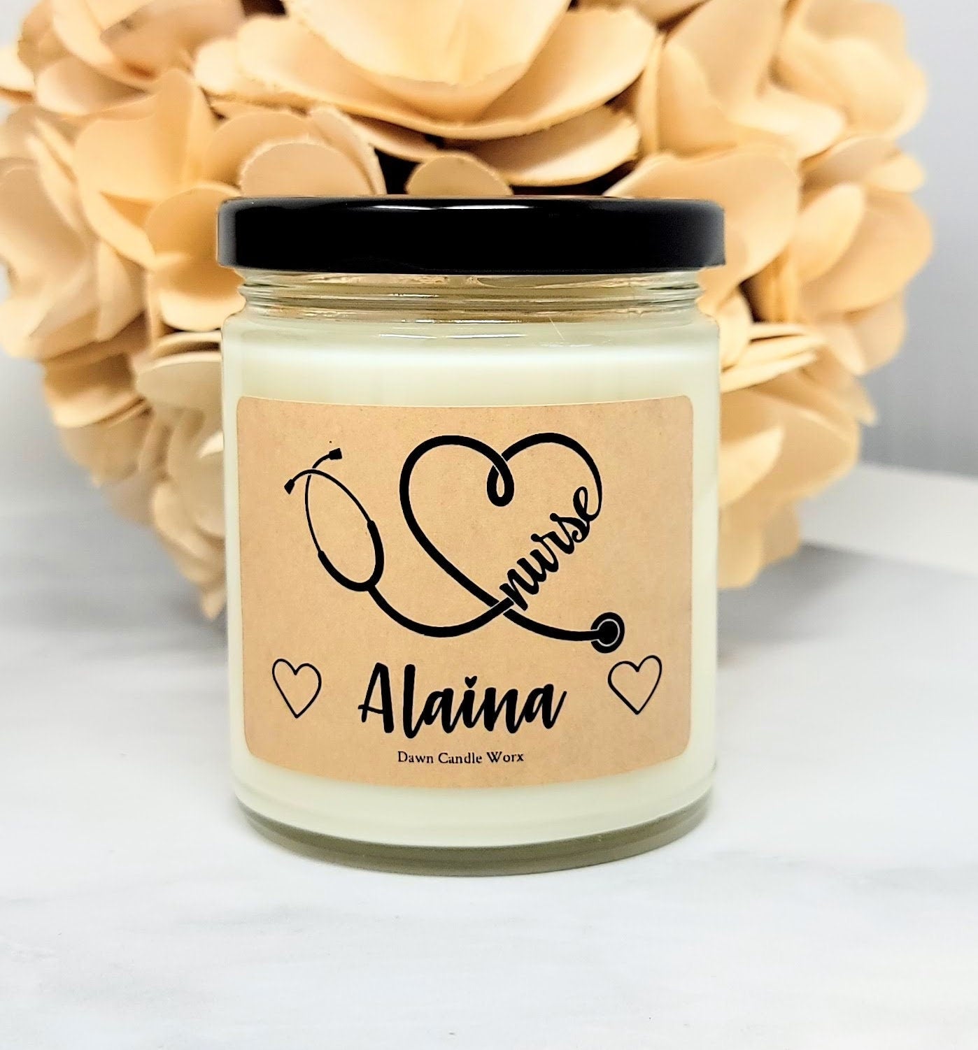 Nurse Candle - Personalized With Name