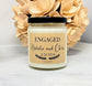 Engaged Candle - Personalized with Names and Date